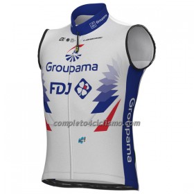 Gilet 2022 Groupama FDJ Bianco Blu